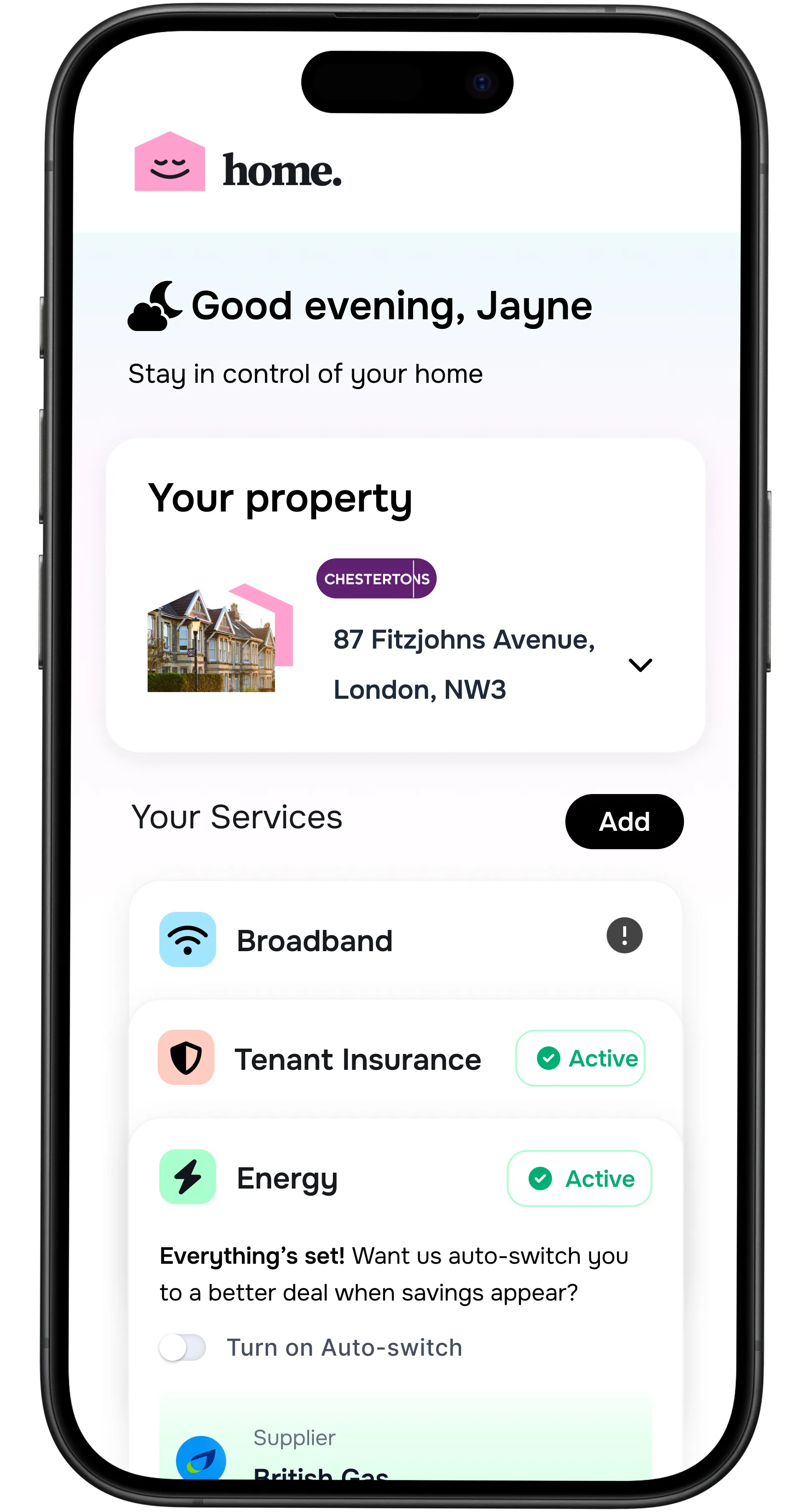 Home Dashboard